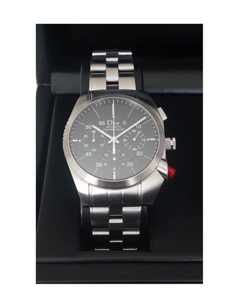 montre dior homme chiffre rouge